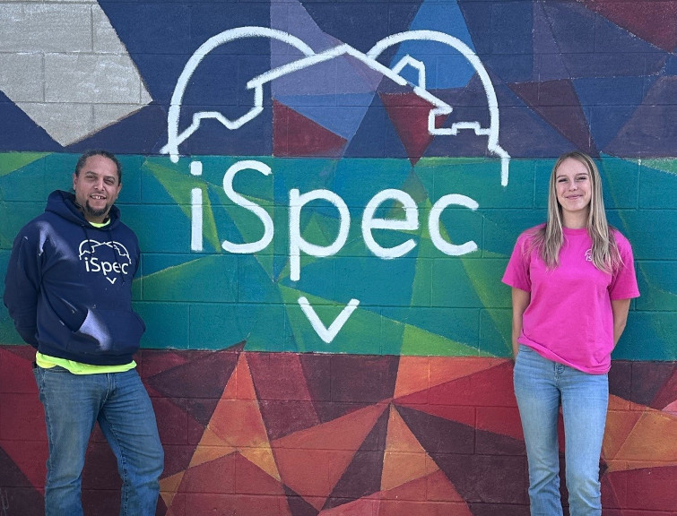 women studying documents